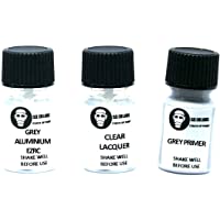 SD COLORS Pintura de retoque de aluminio gris EZRC de 5 ml para reparación de arañazos y rascaduras- código de color…